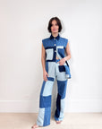 Magali Pascal Ista Patchwork Denim Set