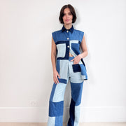 Magali Pascal Ista Patchwork Denim Set