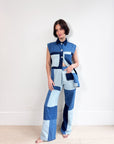 Magali Pascal Ista Patchwork Denim Set