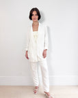 SIR. Linen-Blend Blazer and Pants Set