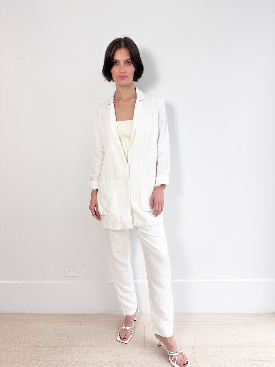 SIR. Linen-Blend Blazer and Pants Set