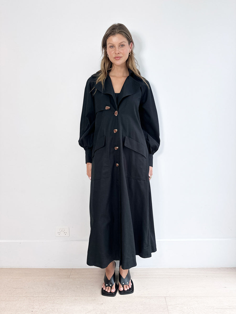 Aje Trench Coat Dress