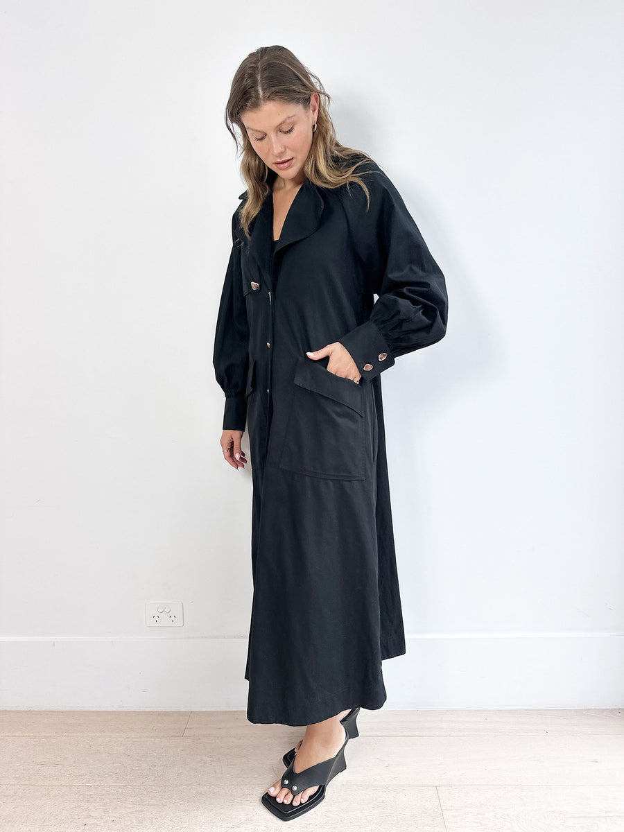 Aje Trench Coat Dress