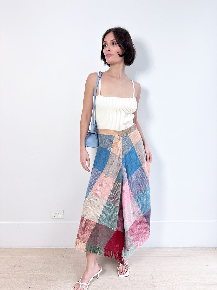 Chloe Multicolor Midi Skirt