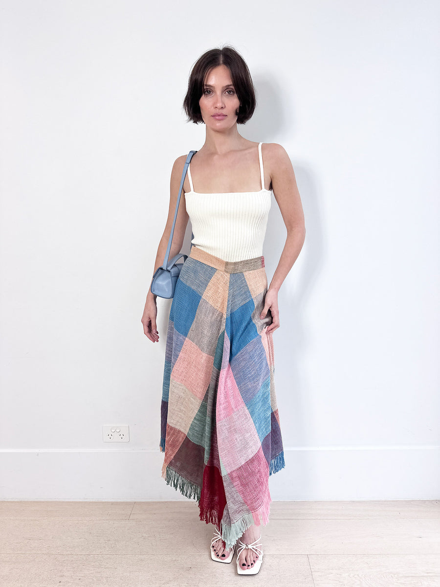 Chloe Multicolor Midi Skirt