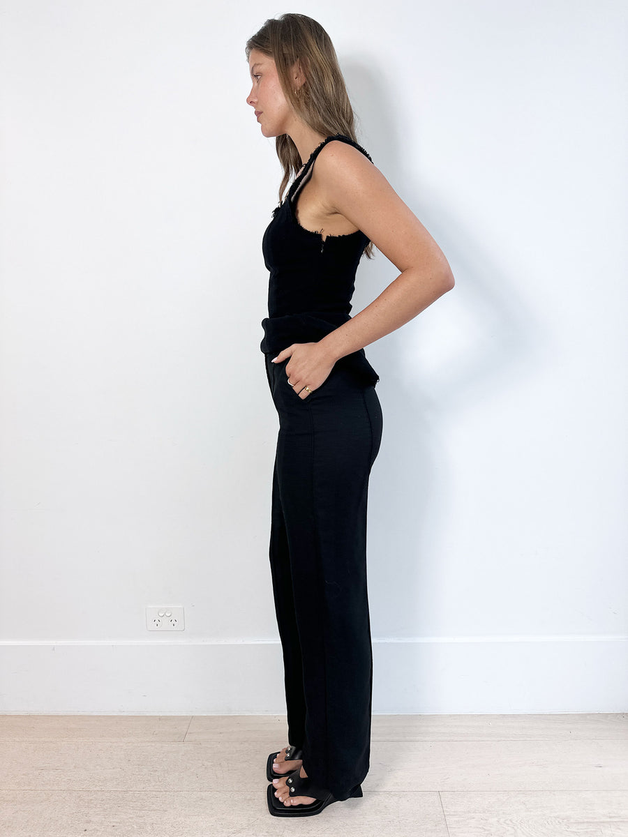 Viktoria & Woods Black Bramwell Pant