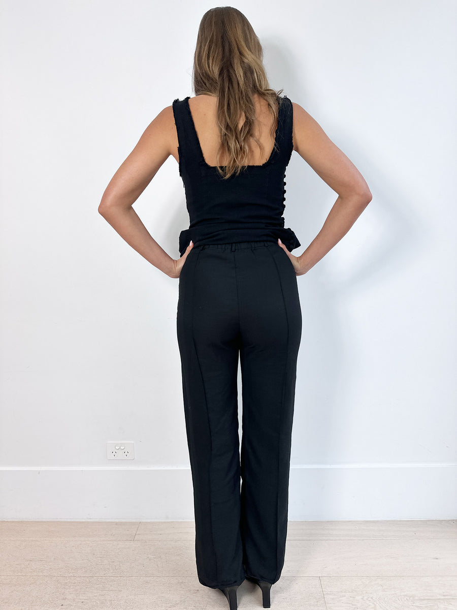 Viktoria & Woods Black Bramwell Pant