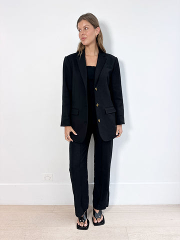 SIR. Andre Oversized Black Blazer