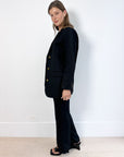 SIR. Andre Oversized Black Blazer