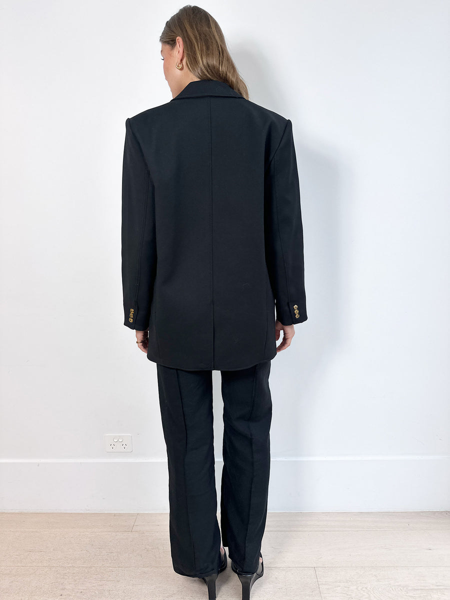 SIR. Andre Oversized Black Blazer