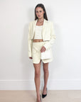 Effie Kats Cropped Blazer and Skirt Set