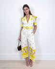 Zimmermann High Tide Belted Jumpsuit