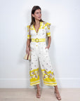 Zimmermann High Tide Belted Jumpsuit