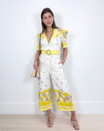 Zimmermann High Tide Belted Jumpsuit