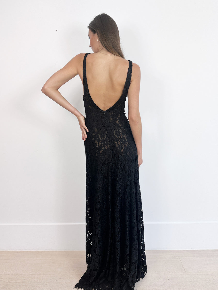 Scanlan Theodore Lace Gown