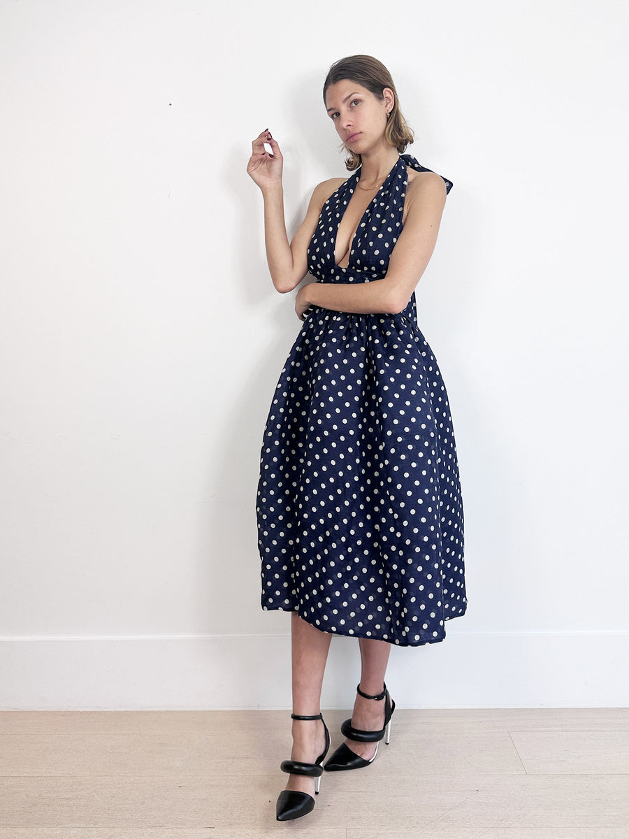 Zimmermann High Tide Polka-Dot Dress