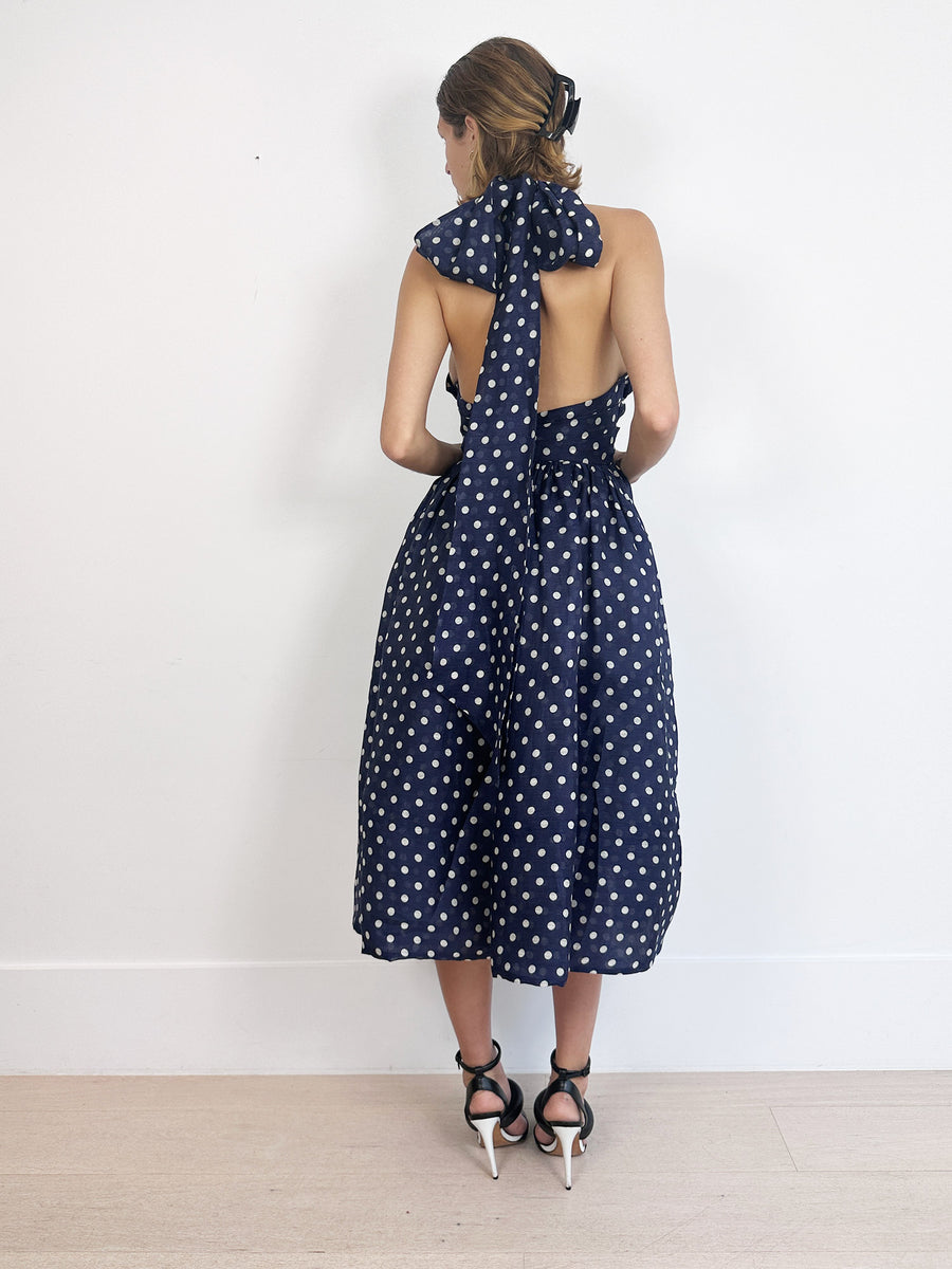 Zimmermann High Tide Polka-Dot Dress