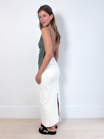 St. Agni Backless Top