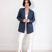 Ganni Stretch Stripe Blazer