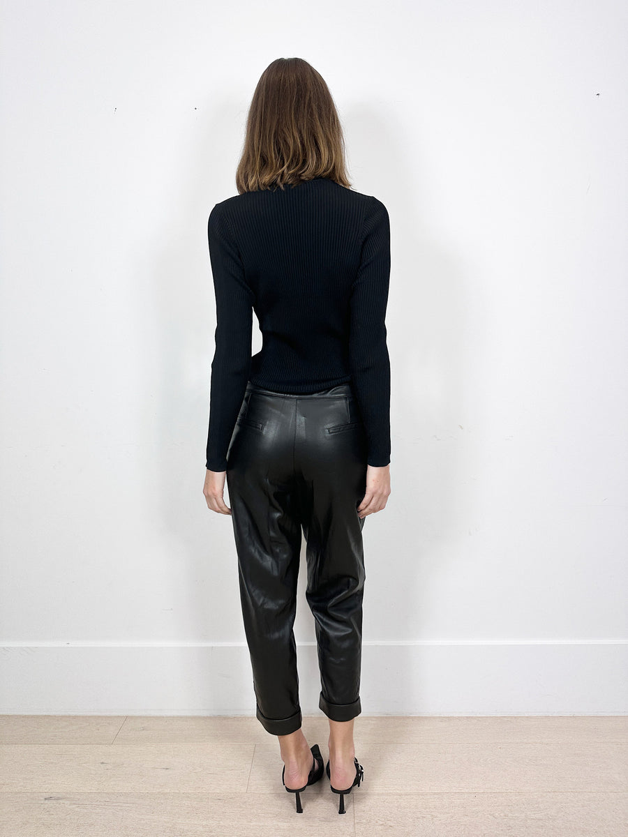 SELMACILEK Cropped Leather Pants