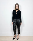 SELMACILEK Cropped Leather Pants