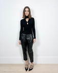 SELMACILEK Cropped Leather Pants