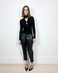 SELMACILEK Cropped Leather Pants