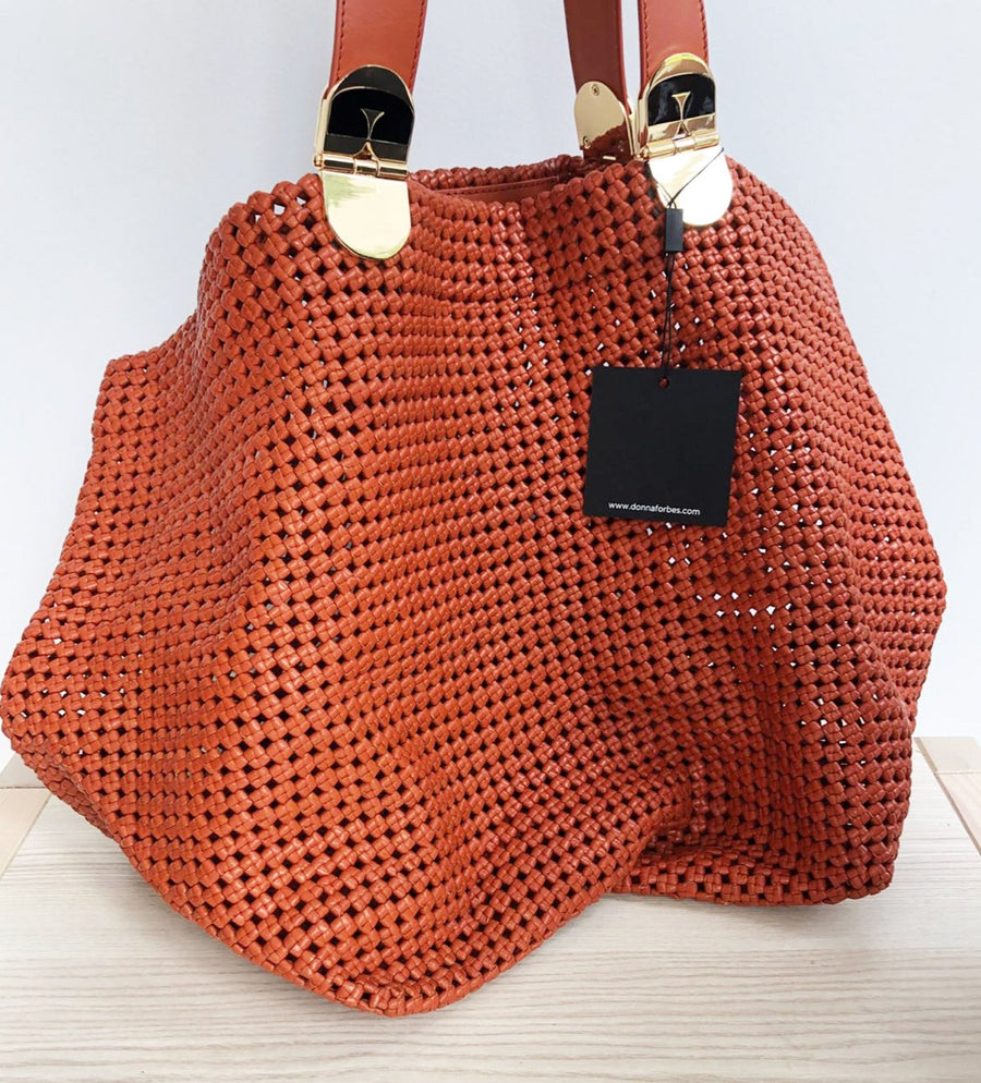 Donna Forbes Woven Tote Bag