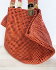 Donna Forbes Woven Mesh Tote Bag