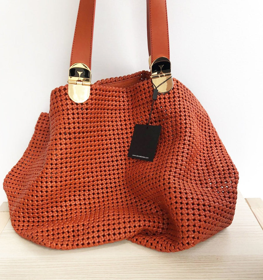 Donna Forbes Woven Tote Bag