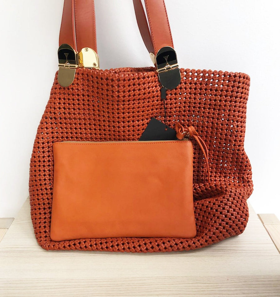 Donna Forbes Woven Tote Bag