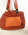 Donna Forbes Woven Mesh Tote Bag