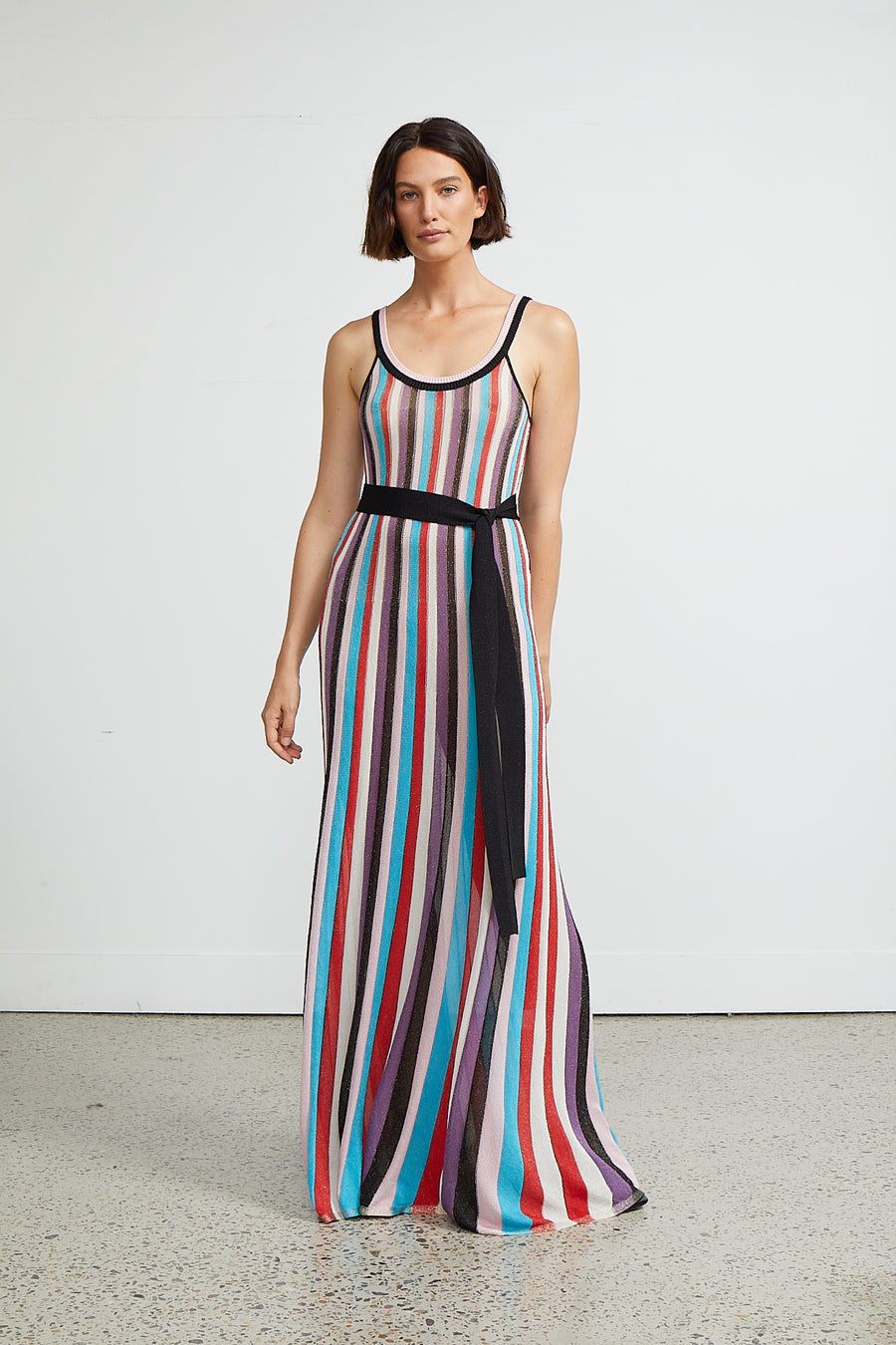 Rebecca Vallance Striped Knit Dress