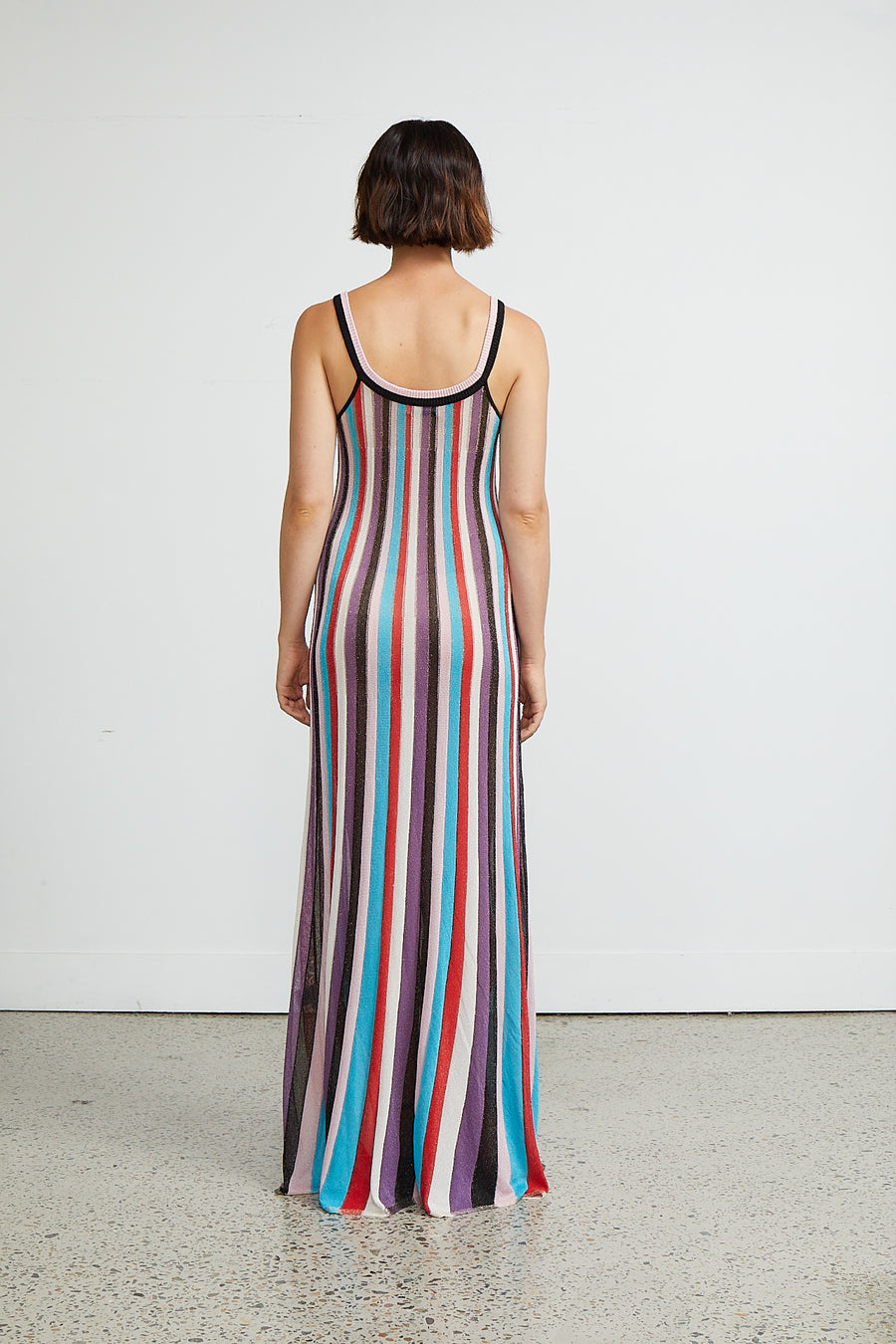 Rebecca Vallance Striped Knit Dress